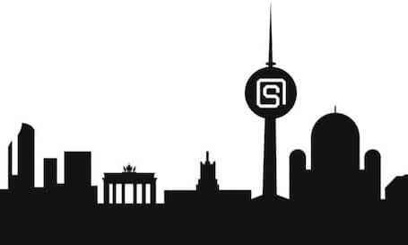 Supertext Logo Berlin Skyline