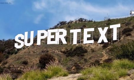 Supertext goes Hollywood
